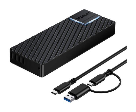 SSD Enclosure MOKiN USB4 40Gbps M.2 NVMe (black)