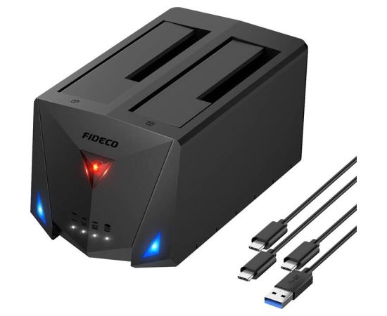 FIDECO YPZ220B HDD/SSD Docking/Cloning Station (USB 3.2, SATA I/II/III)