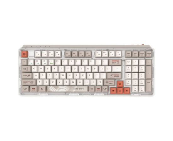 Z980 ProMax MIIIW 2.4G Wireless Keyboard (Coffee)