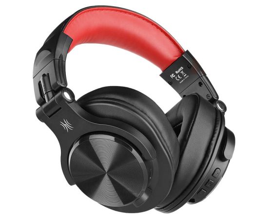 Oneodio Fusion A70 Wireless Headphones (Black and Red)