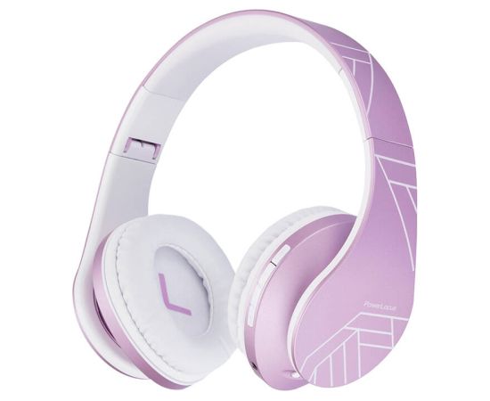 Wireless Headphones for kids PowerLocus P2 (pink-white)