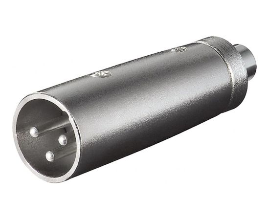 Goobay Adapter XLR - RCA (Cinch) srebrny (JAB-857180)