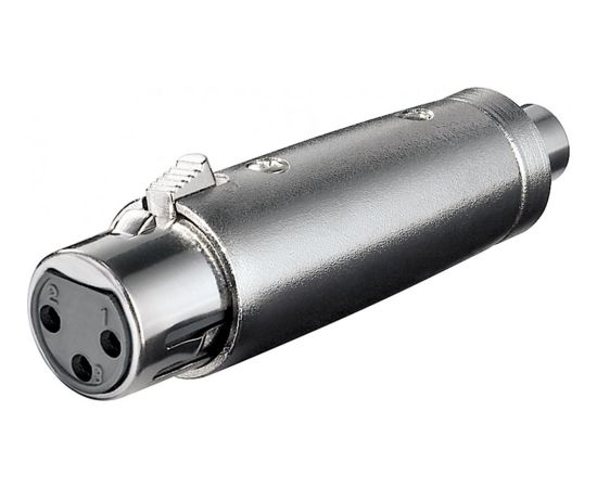 Goobay Adapter XLR - RCA (Cinch) srebrny (JAB-857179)