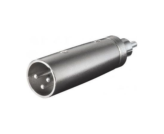 Goobay Adapter XLR - RCA (Cinch) srebrny (JAB-857178)