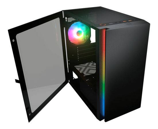 COUGAR PURITY RGB PC Case, Mini Tower, Black