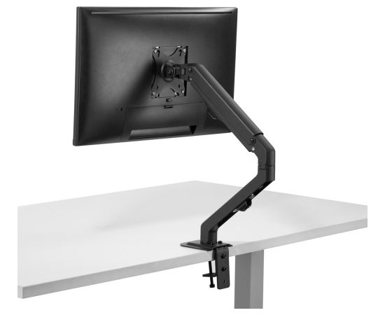 Maclean MC-906 Monitor Mount Holder Desk Table Mount 17" - 27" Adjustable Rotatable VESA 7 kg