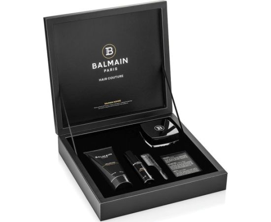 Balmain Set Balmain Professionnel: Men, Beard Oil, Dimethicone, For Definition & Texture, 30 ml + Men, Shower Gel & Shampoo 2-In-1, Glycerin, 200 ml + Men, Scalp Scrub, 100 g For Men