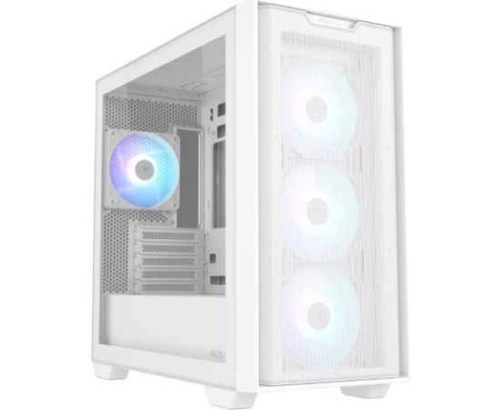 Case ASUS A21 PLUS MidiTower Case product features Transparent panel Not included MicroATX MiniITX Colour White A21PLUSTGARGBWHITE