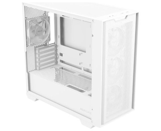 Case ASUS A21 PLUS MidiTower Case product features Transparent panel Not included MicroATX MiniITX Colour White A21PLUSTGARGBWHITE