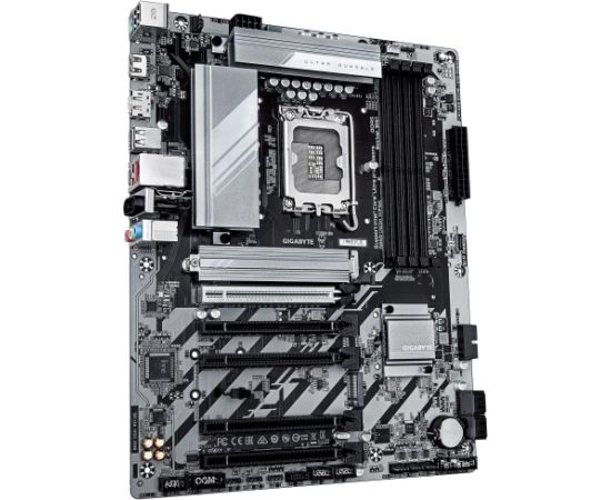 Mainboard GIGABYTE Intel B860 Express LGA1851 ATX Memory DDR5 5xPCI-Express 16x 2xM.2 1xHDMI 1xDisplayPort 1xAudio-In 1xAudio-Out 1xMicrophone 1xUSB 2.0 1xUSB 3.2 1xUSB-C 1xPS/2 1xRJ45 B860DS3HWIFI6E1.0