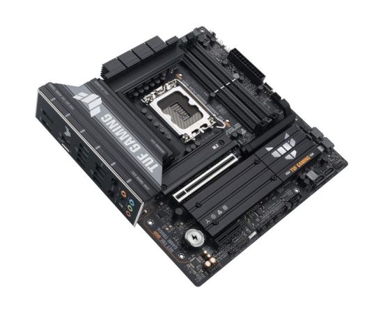 Mainboard ASUS Intel B860 Express LGA1851 Micro-ATX Memory DDR5 Memory slots 4 1xPCI-Express 4.0 4x	 1xPCI-Express 5.0 16x 3xM.2 1xHDMI 1xDisplayPort 1xUSB 2.0 4xUSB 3.0 2xUSB 3.2 1xUSB-C 1xOptical S/PDIF 1xRJ45 5xAudio port GAMINGB860M-PLUSWIFI