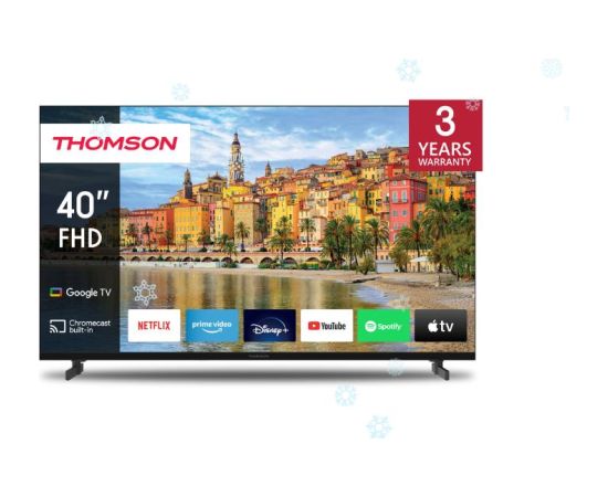 TV Set THOMSON 40" Smart/FHD 1920x1080 Wireless LAN Bluetooth Google TV Black 40FG2S14