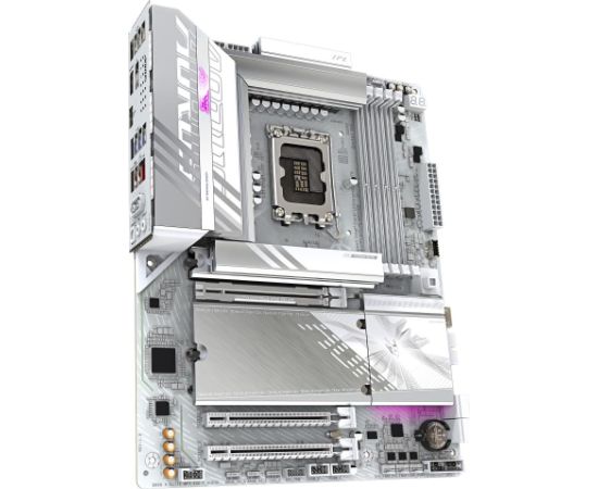 Mainboard GIGABYTE Intel B860 Express LGA1851 ATX Memory DDR5 Memory slots 4 3xPCI-Express 16x 2xM.2 1xHDMI 1xDisplayPort 1xAudio-In 1xAudio-Out 4xUSB 2.0 6xUSB 3.2 1xUSB-C 1xOptical S/PDIF 1xRJ45 B860AELITEWF7ICE1.0