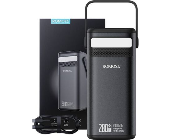 Powerbank Romoss PMT75-DC 75000mAh 280W , 240Wh(black)