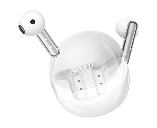 TWS QCY AilyBuds Clear T32 Headphones (white)