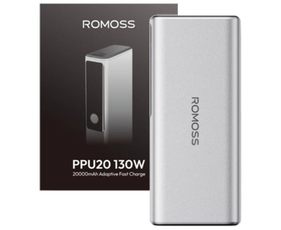 Romoss PPU20 20000mAh 130W Powerbank (silver)