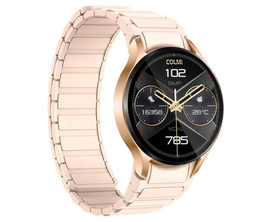 Colmi i28 Ultra smartwatch with magnetic strap (gold)