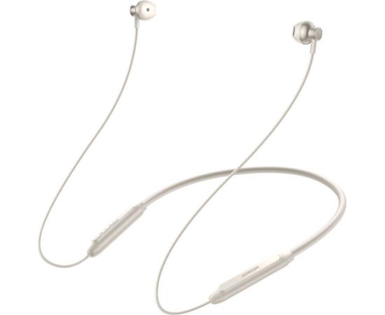 Joyroom JR-D8 wireless neckband headphones (cream white)