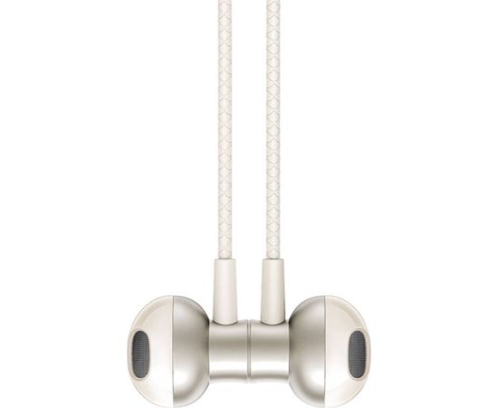 Joyroom JR-D8 wireless neckband headphones (cream white)