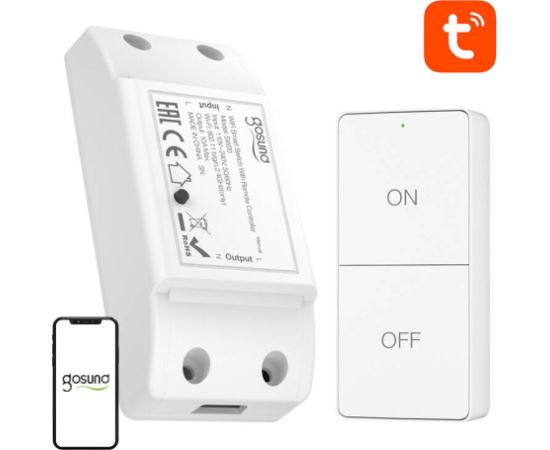 Gosund SW20 10A WiFi Smart Switch + Remote Control, Tuya