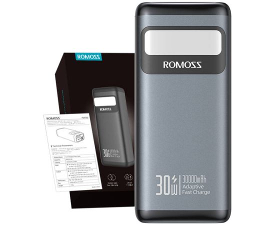 Powerbank PMT30 Romoss 30000mAh 30W (black)