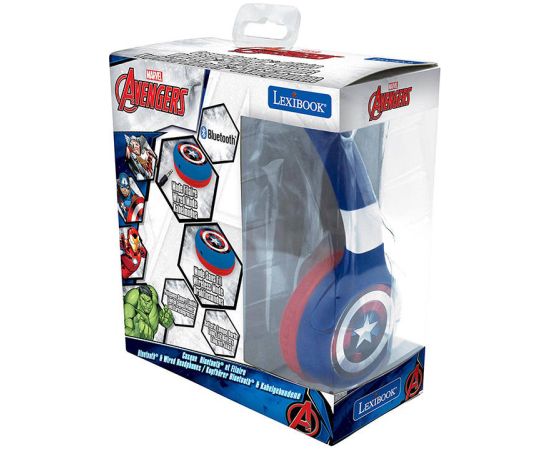 Foldable headphones 2 in 1 Avengers Lexibook