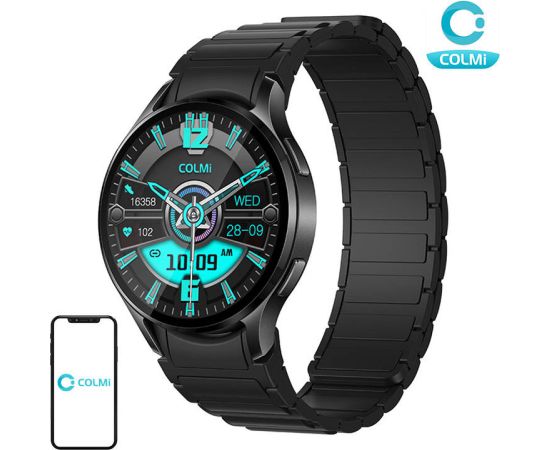 Colmi i28 Ultra smartwatch with magnetic strap (black)