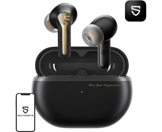 TWS Soundpeats Capsule3 PRO + headphones, ANC (black)