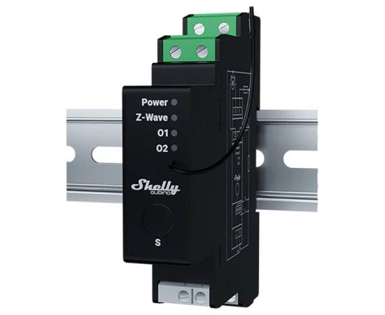 DIN relay with energy measurement Shelly Qubino Wave Pro Shutter