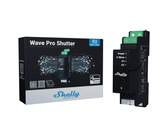 DIN relay with energy measurement Shelly Qubino Wave Pro Shutter