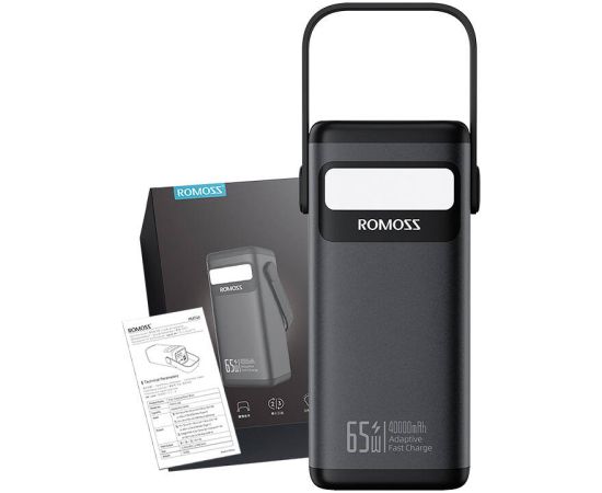 Powerbank Romoss PMT40 4000mAh 65W (black)