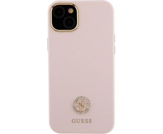 Guess GUHCP15M4DGPP Aizmugurējais Apvalks Priekš Apple iPhone 15 Plus / 14 Plus