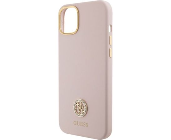 Guess GUHCP15M4DGPP Aizmugurējais Apvalks Priekš Apple iPhone 15 Plus / 14 Plus