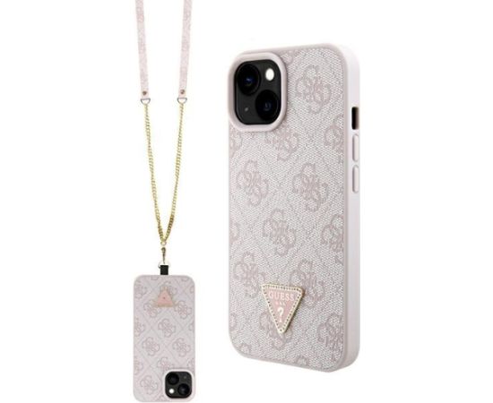 Guess Crossbody 4G Metal Logo Back Case Защитный Чехол для Apple iPhone 15 Plus