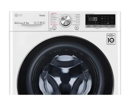 LG F4DV709S2E veļas mazg. mašīna ar žāvētāju 9/6kg 1400rpm Turbowash Steam WiFi