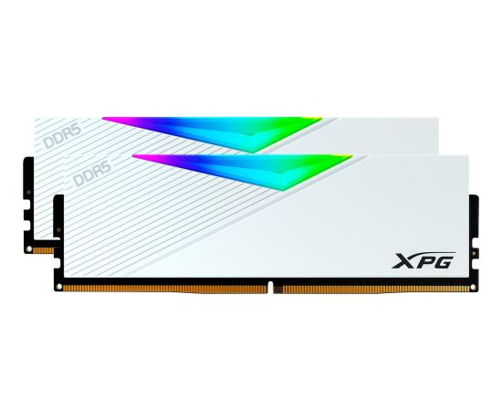 ADATA DDR5 32GB - 6000 - CL - 32 - Dual-Kit - DIMM - K2 Lancer RGB, AX5U6400C3216G-DCLARWH, Lancer RGB, XMP, white