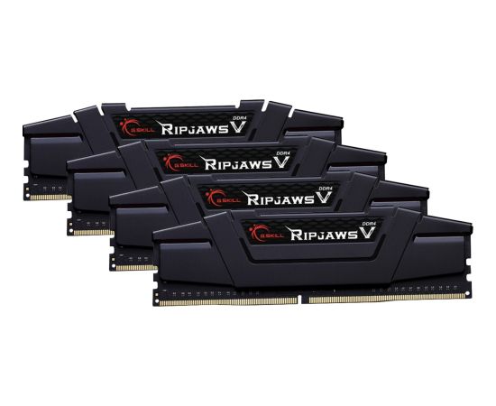 G.Skill DDR4 - 64 GB -3600 - CL - 18 - Quad-Kit, Ripjaws V (black, F4-3600C18Q-64GVK)