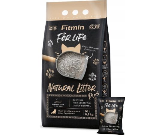 Fitmin For life cat natural litter plus 10l/8,6kg