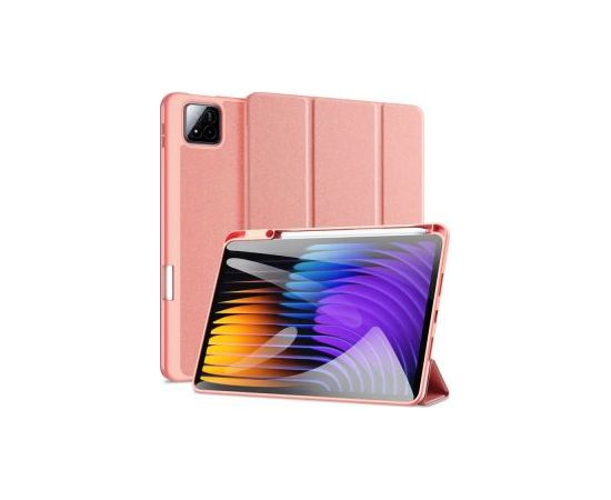 Dux Ducis Xiaomi  Redmi Pad 7/7 Pro Domo Series Tri-fold Stand PU Leather Tablet Cover Pink