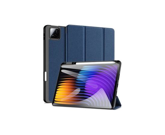 Dux Ducis Xiaomi  Redmi Pad 7/7 Pro Domo Series Tri-fold Stand PU Leather Tablet Cover Blue