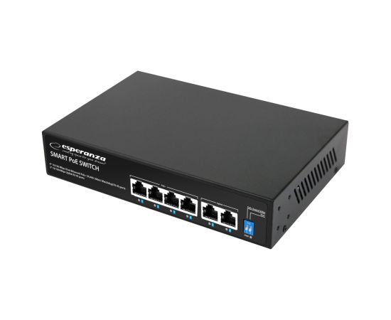 Esperanza ENS105 6-port Poe Switch 10/100 60W