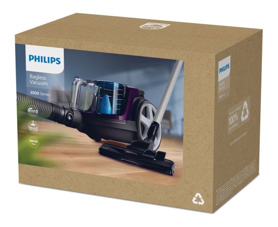 Philips 3000 series FC9333/09 vacuum 1.5 L Cylinder vacuum Dry 900 W Bagless