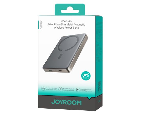 Внешний аккумулятор Power Bank Joyroom JR-PBM08 Pro 20W Magnetic Wireless 10000mAh Natural Titanium