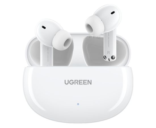 Wireless headphones Ugreen WS200 HiTune T6 Active Noise-Cancelling Earbuds white