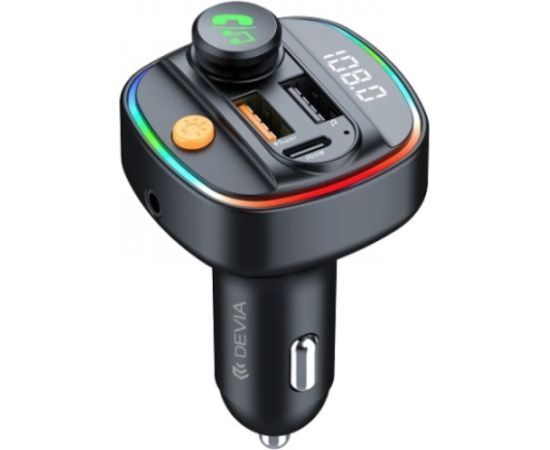 Devia Smart FM Transmitter Bluetooth PD 30W Auto lādētājs