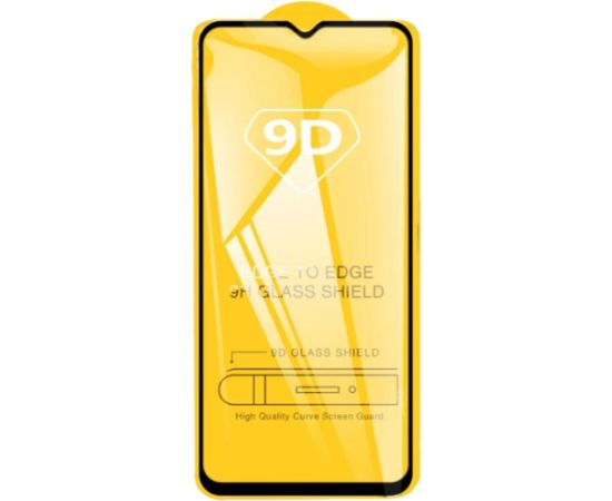 RoGer Full Face 9D Tempered Glass Aizsargstikls Pilnam Ekrānam Samsung Galaxy A05S Melns