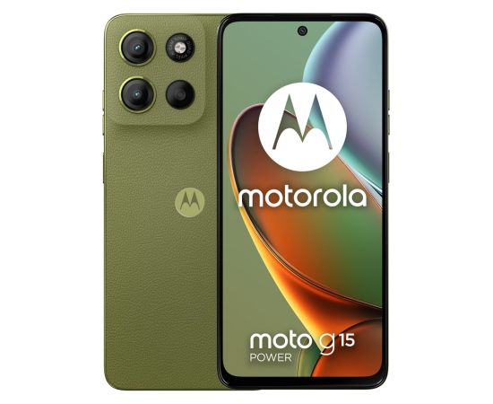 Motorola moto g15 power 17.1 cm (6.72") Dual SIM Android 15 4G USB Type-C 8 GB 256 GB 6000 mAh Green