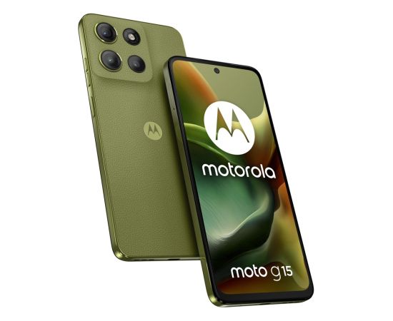 Motorola moto g15 17.1 cm (6.72") Dual SIM Android 15 4G USB Type-C 8 GB 256 GB 5200 mAh Green