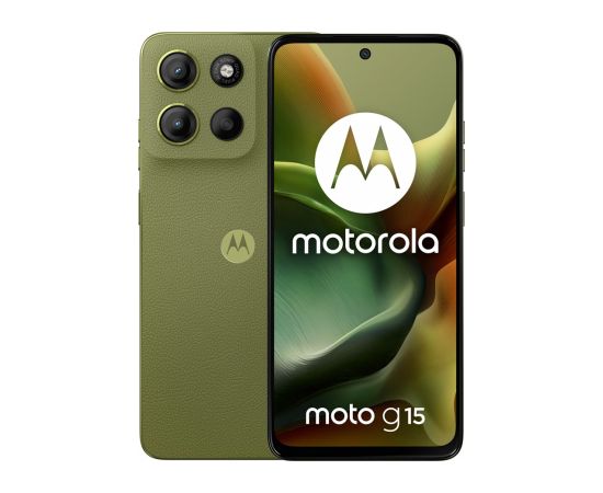 Motorola moto g15 17.1 cm (6.72") Dual SIM Android 15 4G USB Type-C 8 GB 256 GB 5200 mAh Green