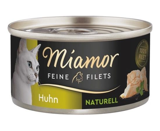 MIAMOR Feine Filets Naturell Chicken - wet cat food - 80g